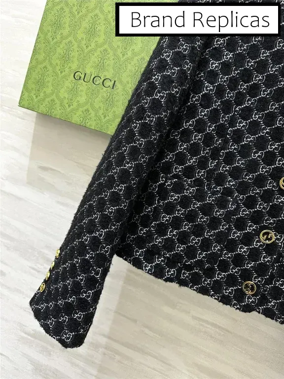 Gucci woven tweed suit